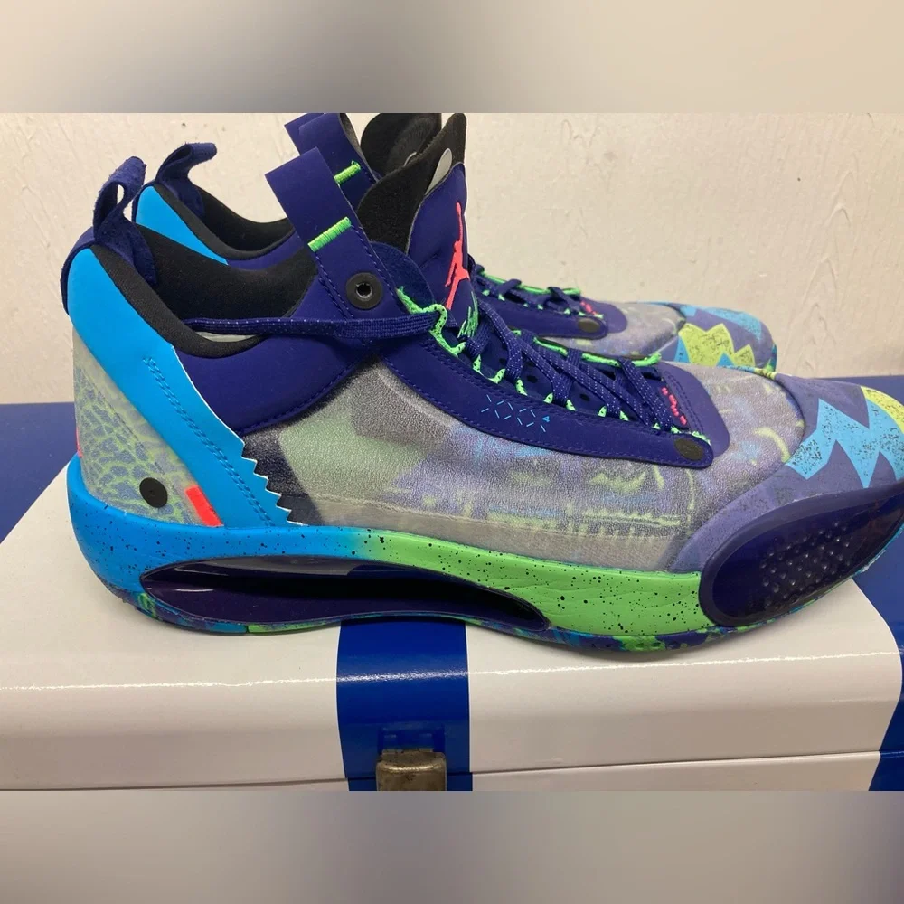 Jordan XXXIV Low Regency Purple, sz 14, great condition.